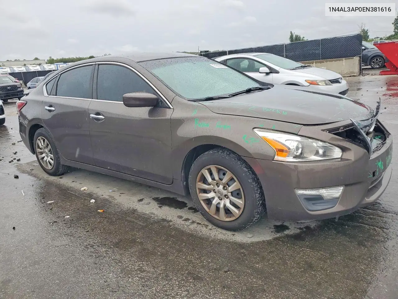 2014 NISSAN ALTIMA VIN 1N4AL3AP0EN381616 — фото 4