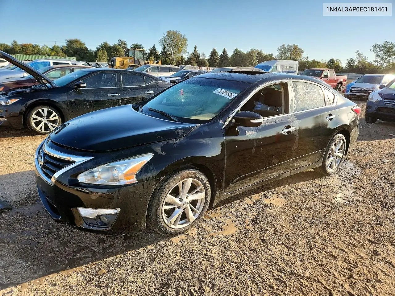 NISSAN ALTIMA 2014, VIN 1N4AL3AP0EC181461