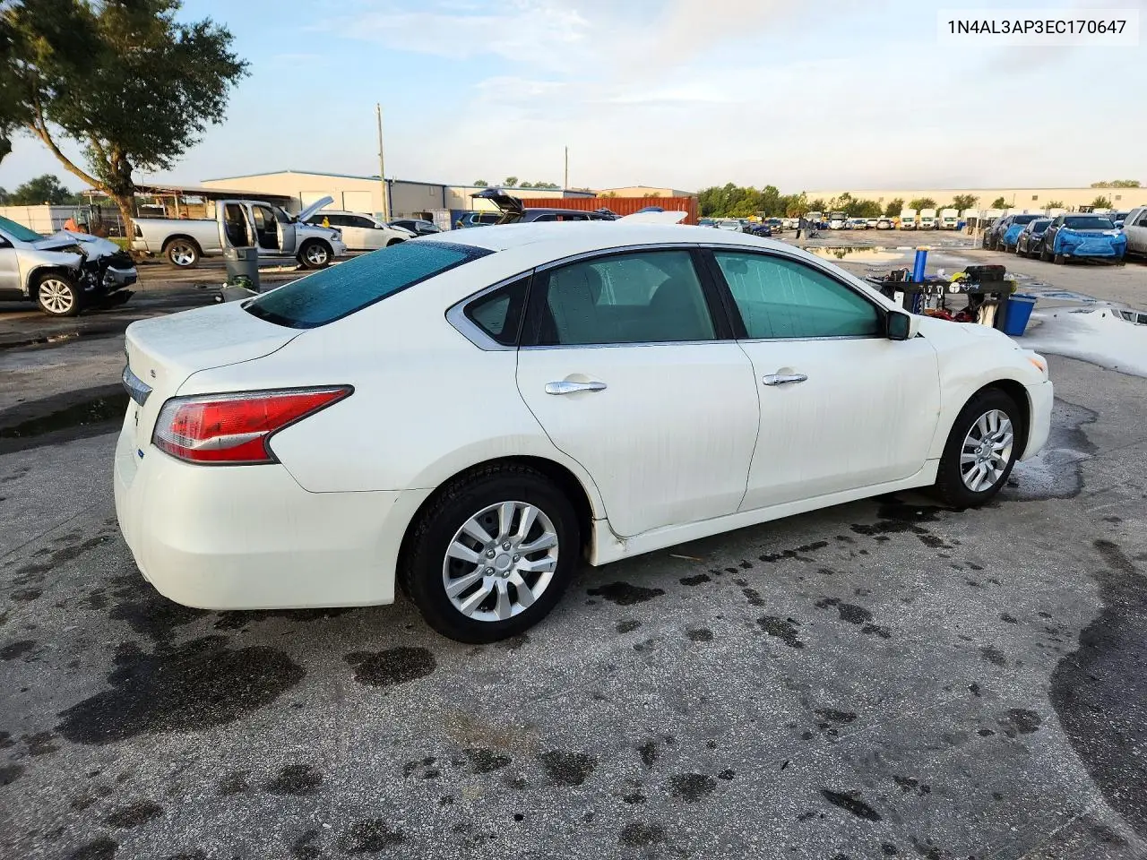 2014 NISSAN ALTIMA VIN 1N4AL3AP3EC170647 — фото 3