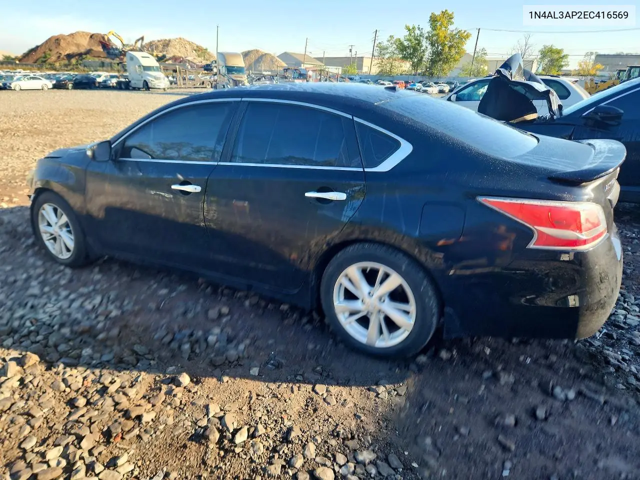 2014 NISSAN ALTIMA VIN 1N4AL3AP2EC416569 — фото 2