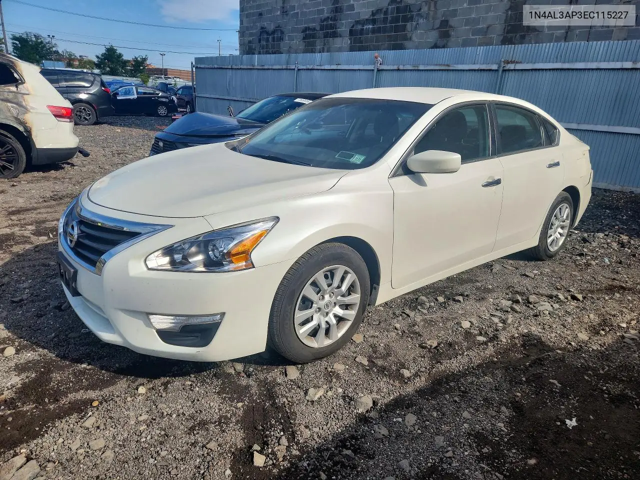 NISSAN ALTIMA 2014, VIN 1N4AL3AP3EC115227