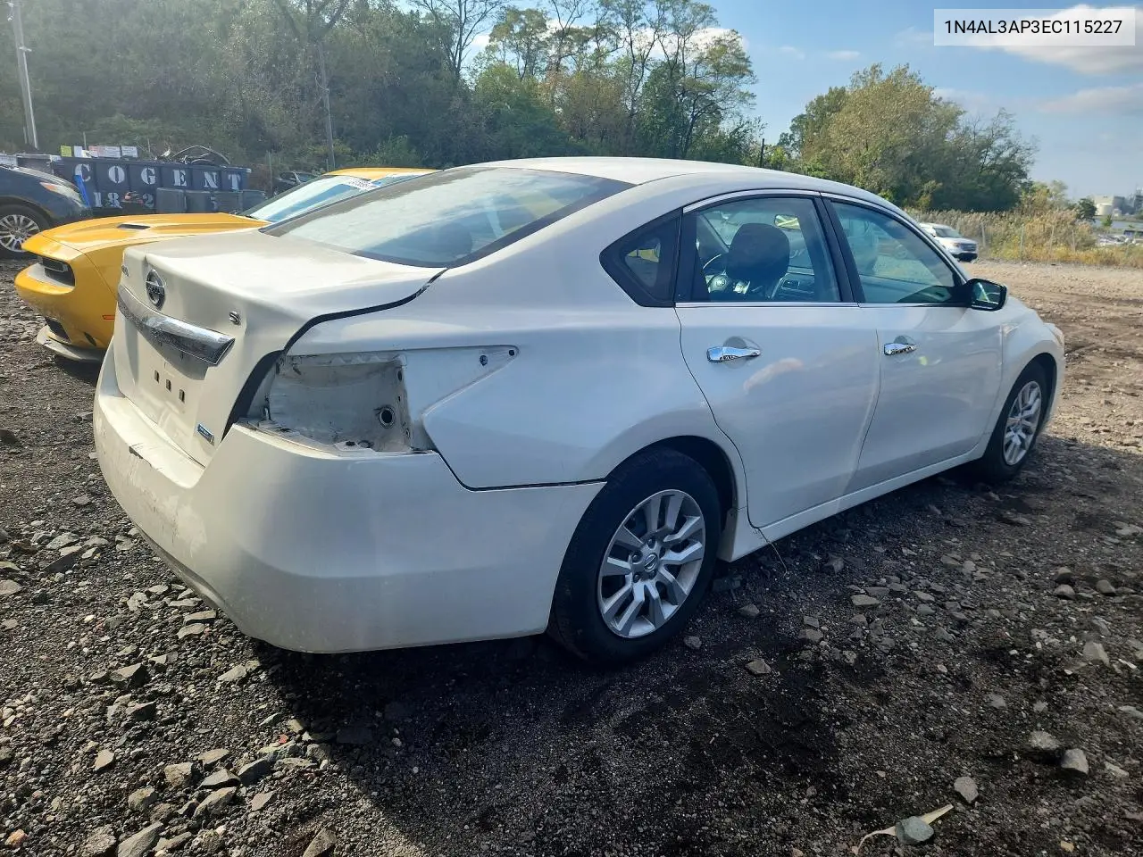 2014 NISSAN ALTIMA VIN 1N4AL3AP3EC115227 — фото 3
