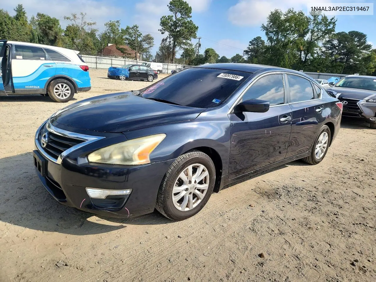 NISSAN ALTIMA 2014, VIN 1N4AL3AP2EC319467