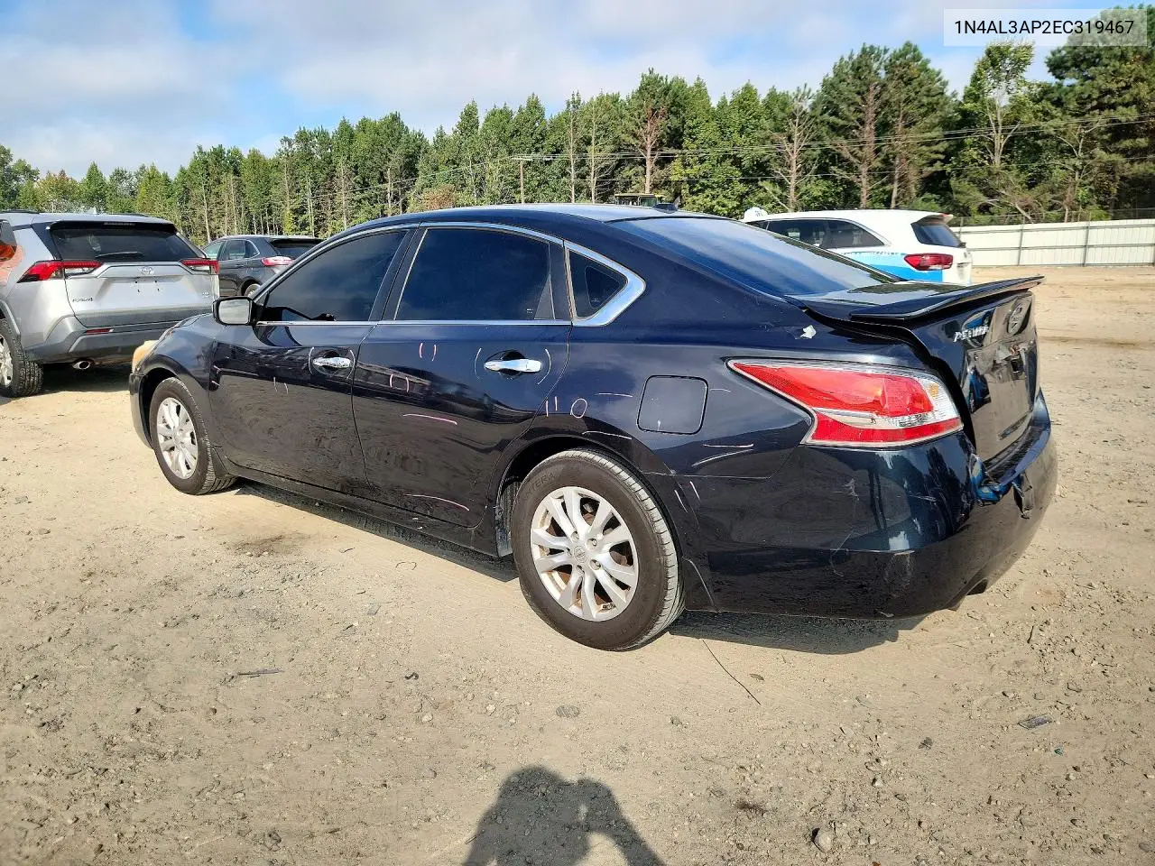 2014 NISSAN ALTIMA VIN 1N4AL3AP2EC319467 — фото 2