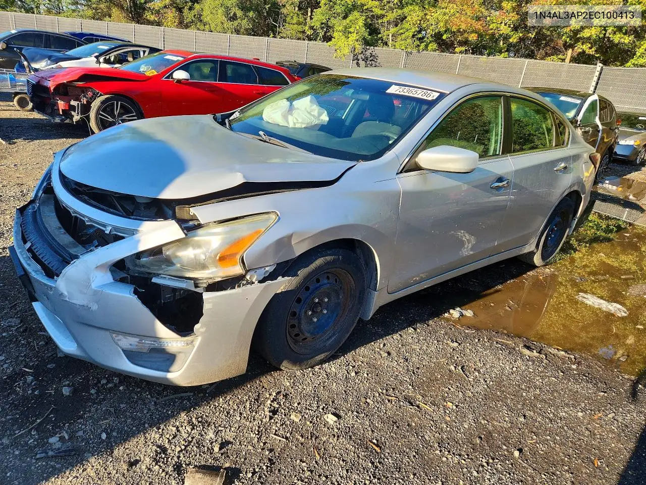 NISSAN ALTIMA 2014, VIN 1N4AL3AP2EC100413
