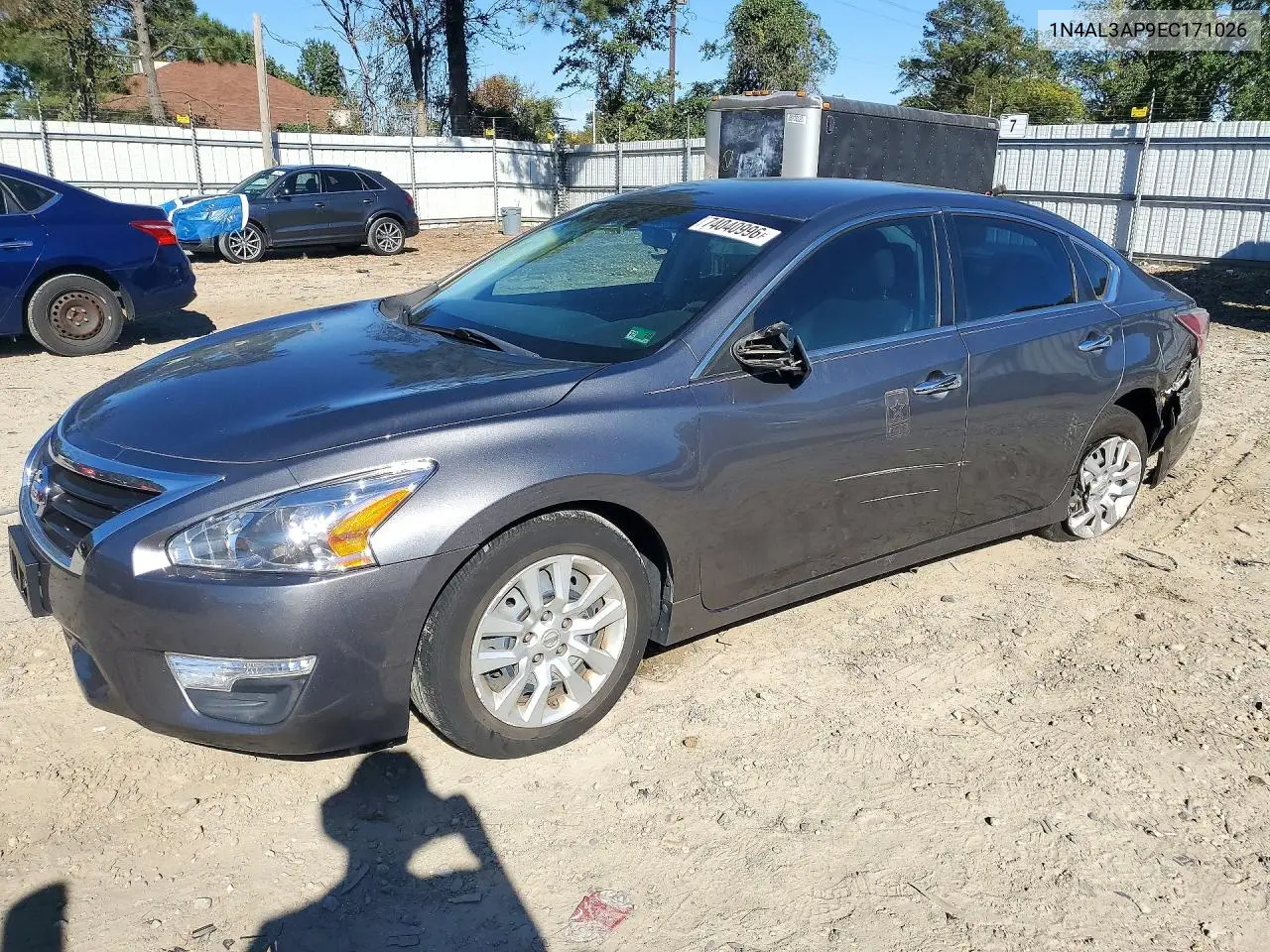 NISSAN ALTIMA 2014, VIN 1N4AL3AP9EC171026