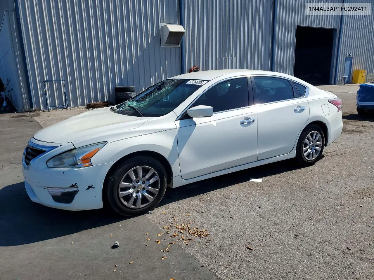 NISSAN ALTIMA 2015, VIN 1N4AL3AP1FC292411