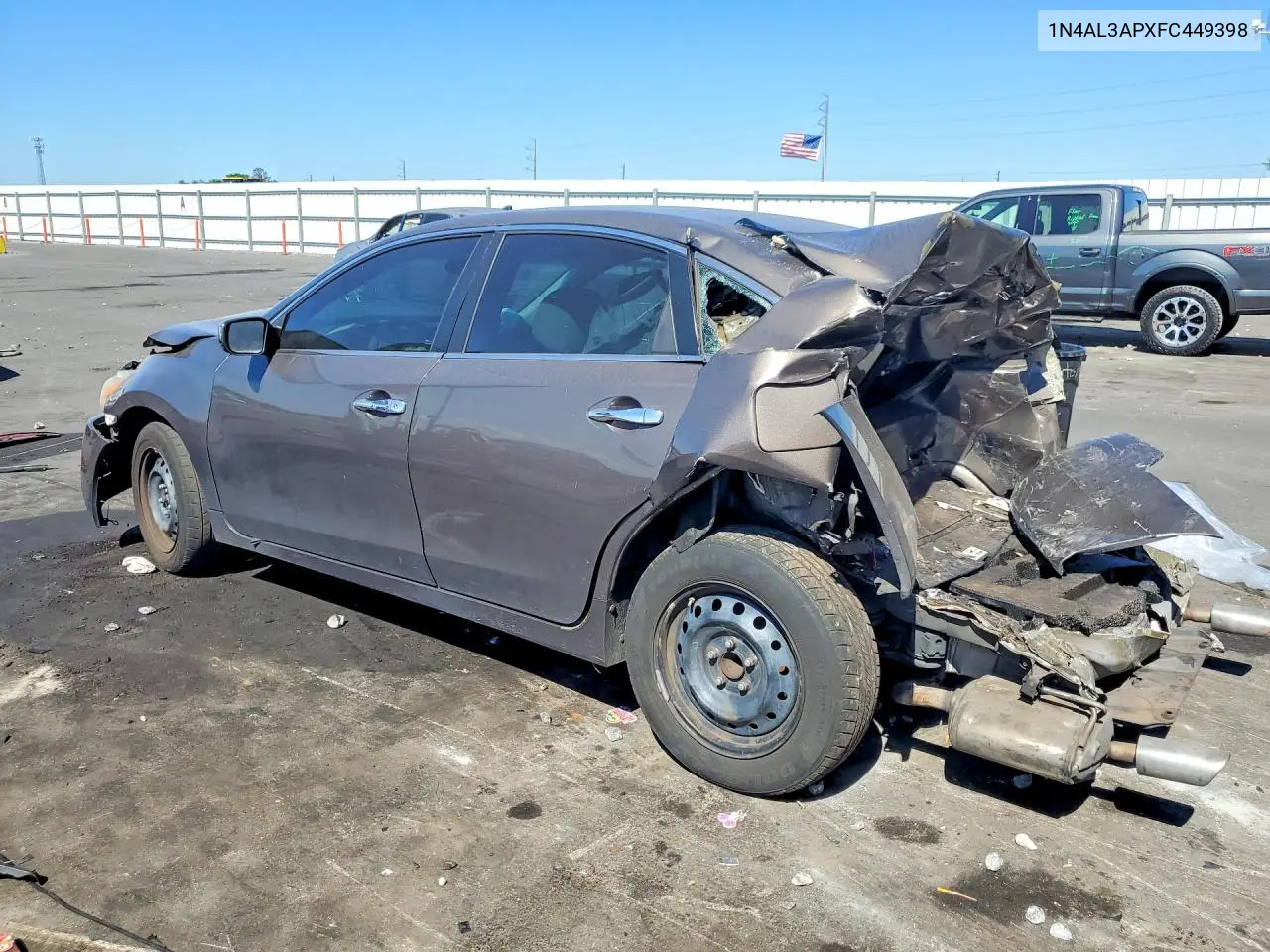 2015 NISSAN ALTIMA VIN 1N4AL3APXFC449398 — фото 2
