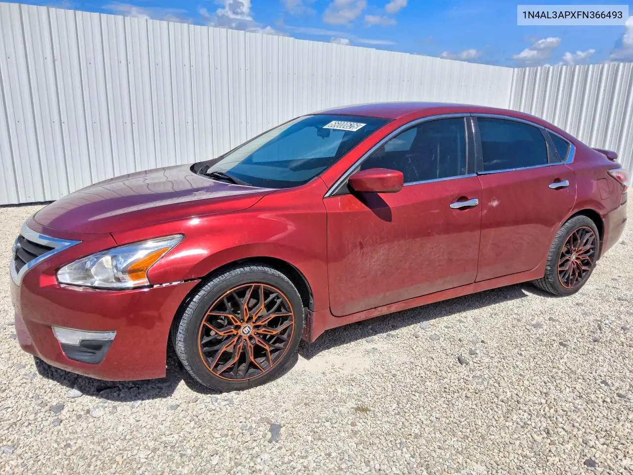 NISSAN ALTIMA 2015, VIN 1N4AL3APXFN366493