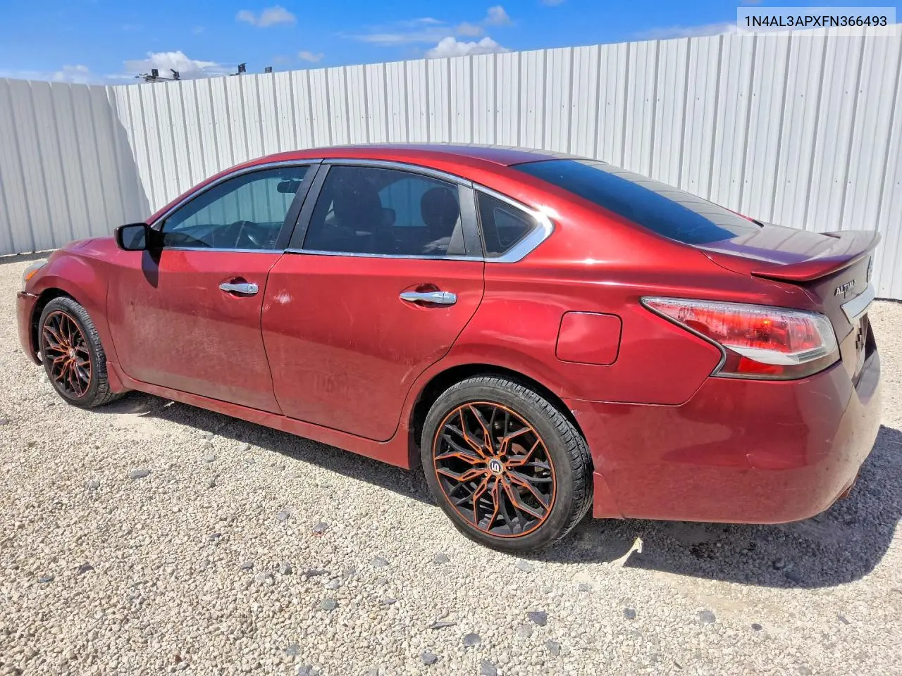 2015 NISSAN ALTIMA VIN 1N4AL3APXFN366493 — фото 2