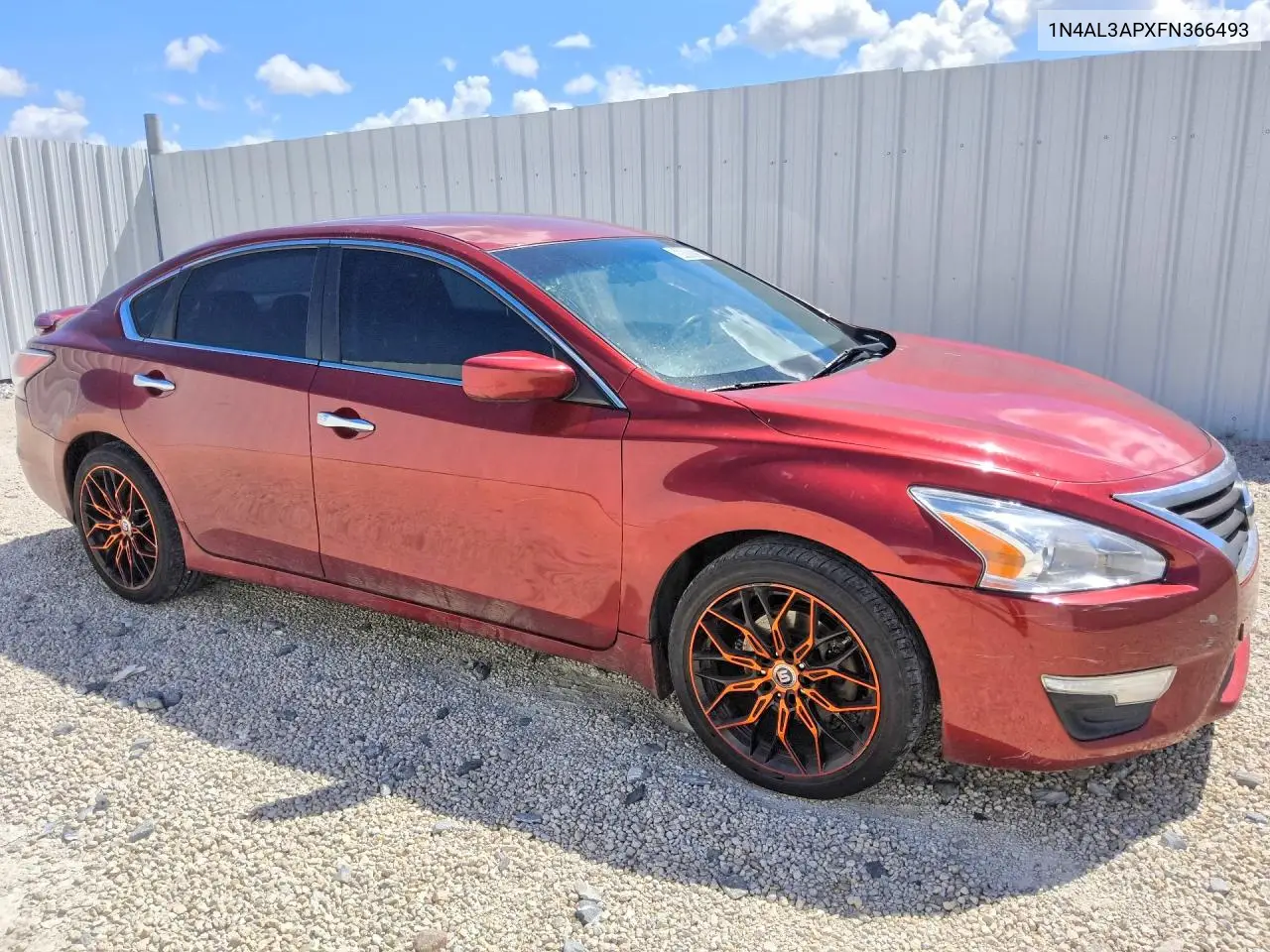 2015 NISSAN ALTIMA VIN 1N4AL3APXFN366493 — фото 4