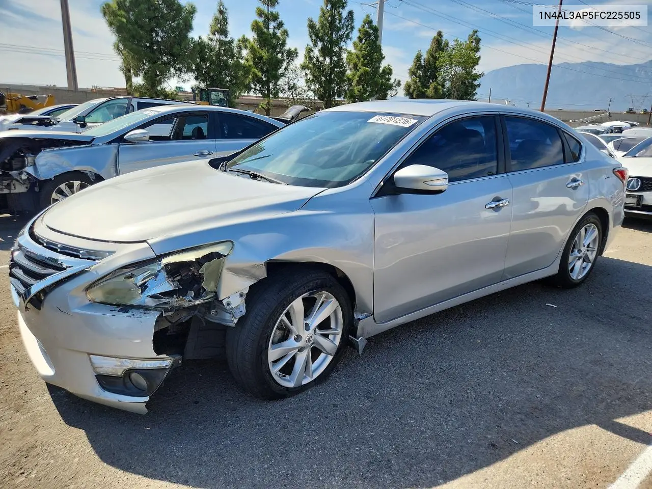 NISSAN ALTIMA 2015, VIN 1N4AL3AP5FC225505