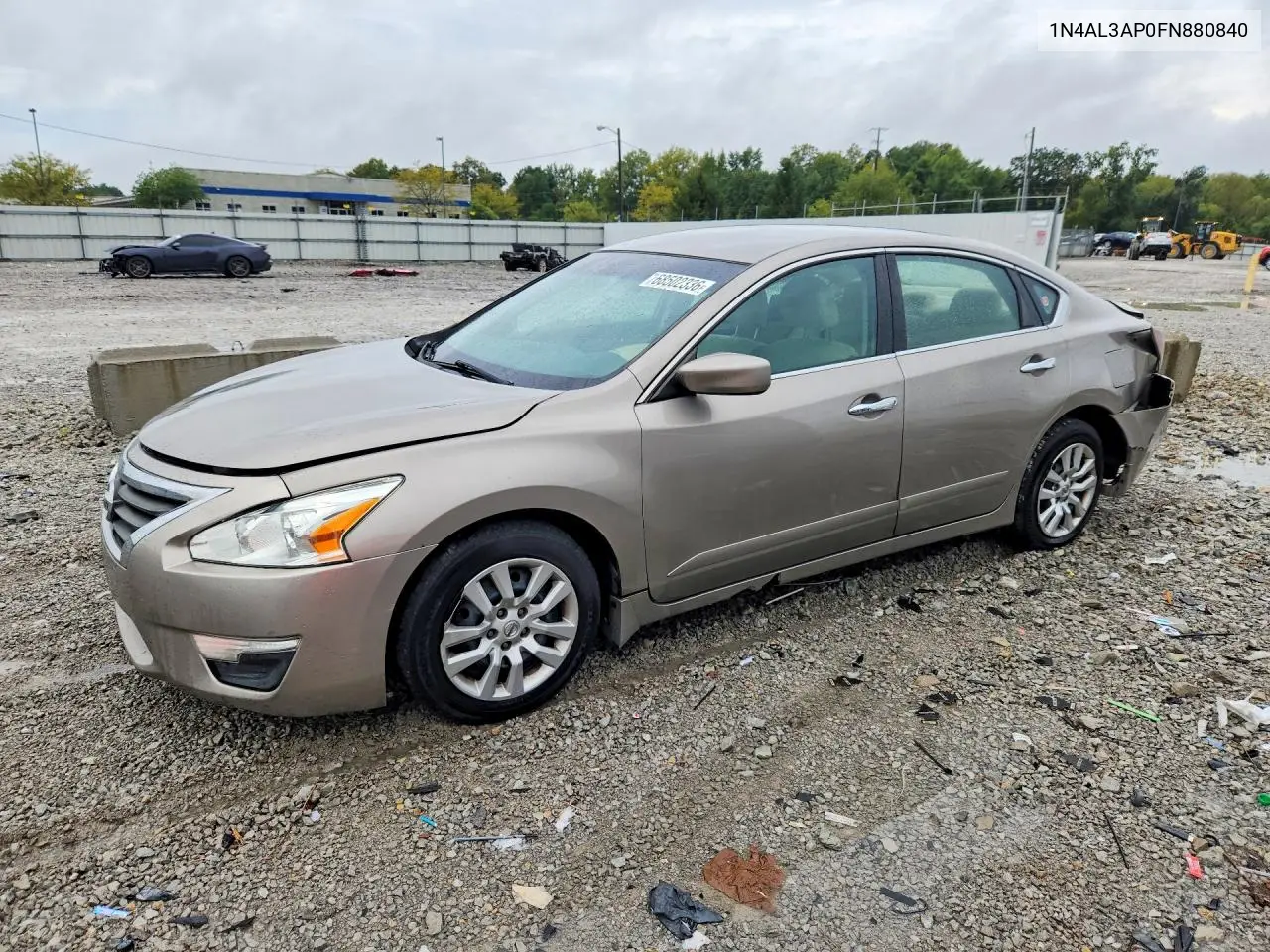 NISSAN ALTIMA 2015, VIN 1N4AL3AP0FN880840
