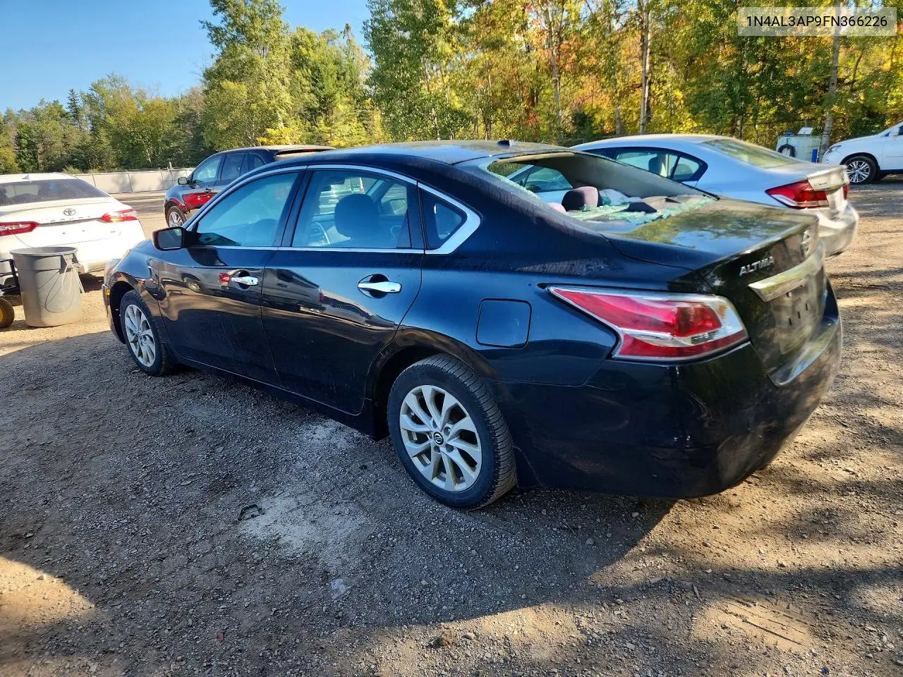2015 NISSAN ALTIMA VIN 1N4AL3AP9FN366226 — фото 2