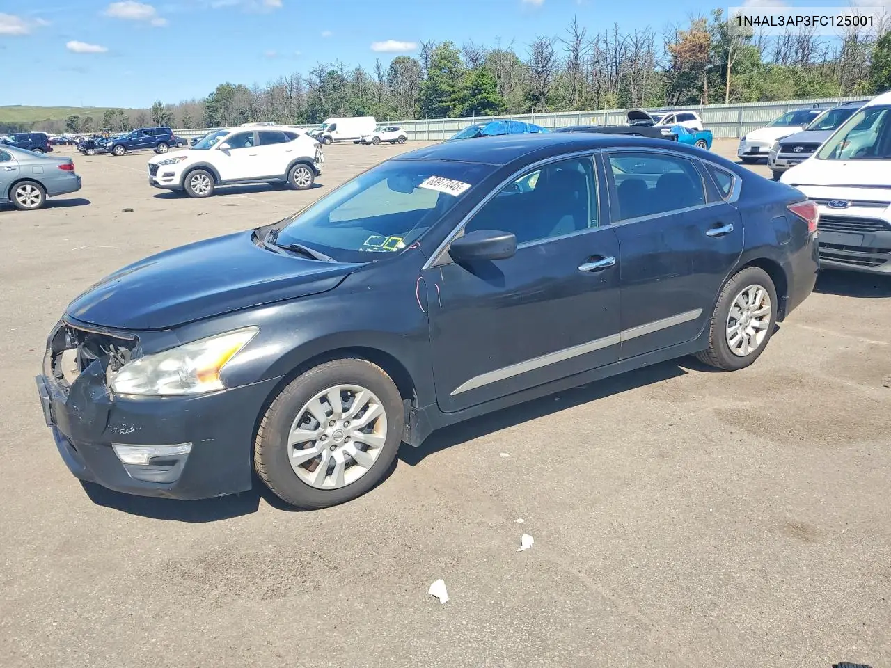 NISSAN ALTIMA 2015, VIN 1N4AL3AP3FC125001