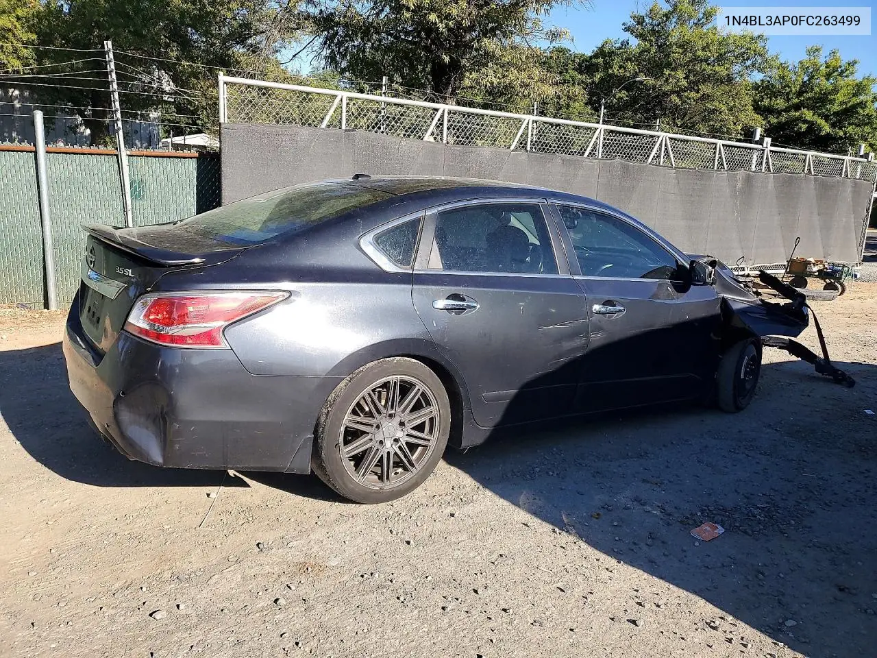 2015 NISSAN ALTIMA VIN 1N4BL3AP0FC263499 — фото 3