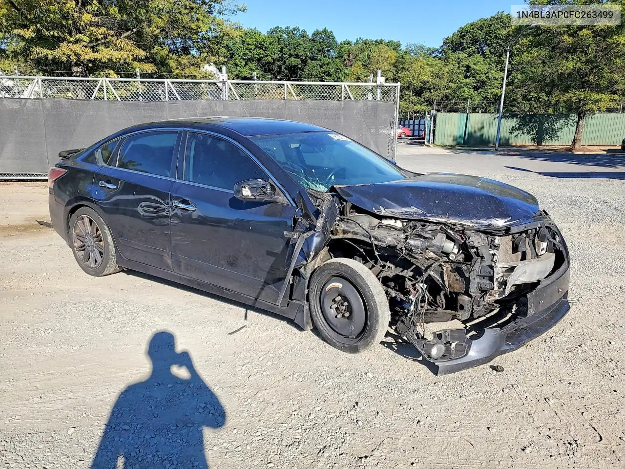 2015 NISSAN ALTIMA VIN 1N4BL3AP0FC263499 — фото 4