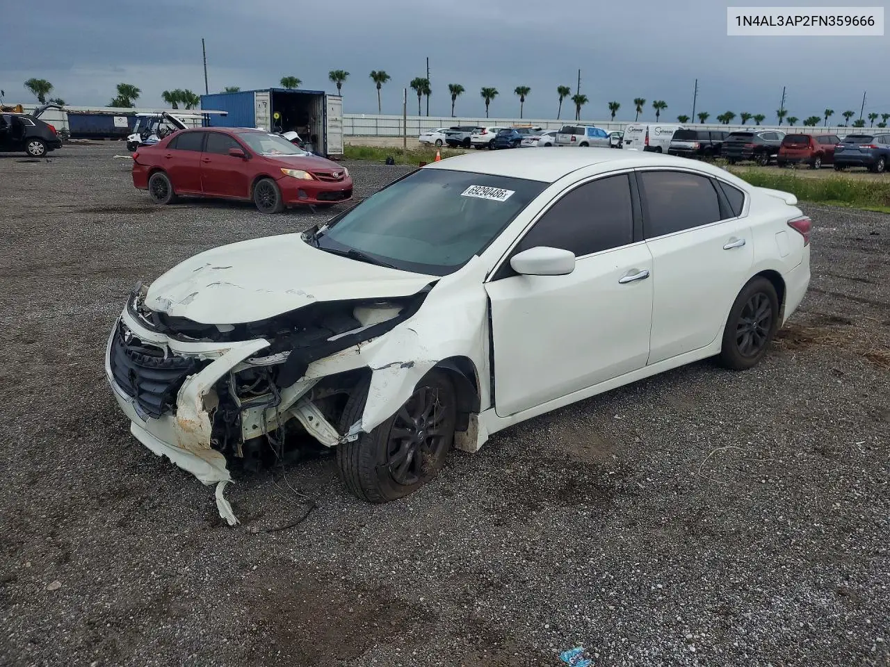 NISSAN ALTIMA 2015, VIN 1N4AL3AP2FN359666