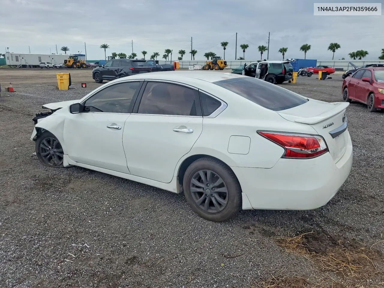 2015 NISSAN ALTIMA VIN 1N4AL3AP2FN359666 — фото 2