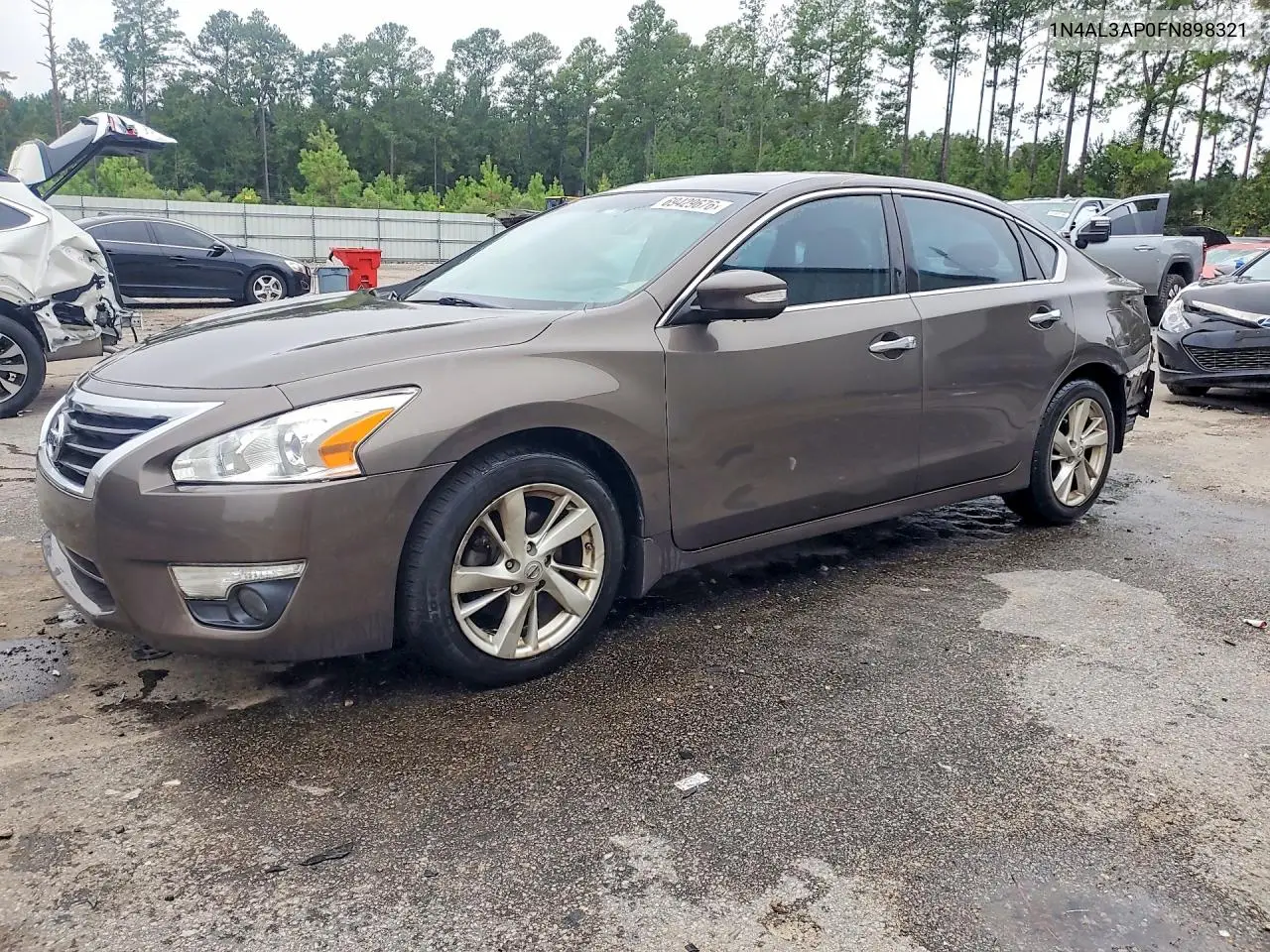 NISSAN ALTIMA 2015, VIN 1N4AL3AP0FN898321