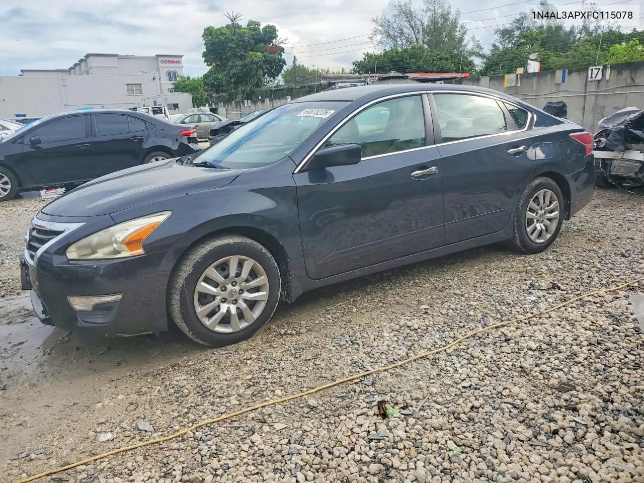 NISSAN ALTIMA 2015, VIN 1N4AL3APXFC115078