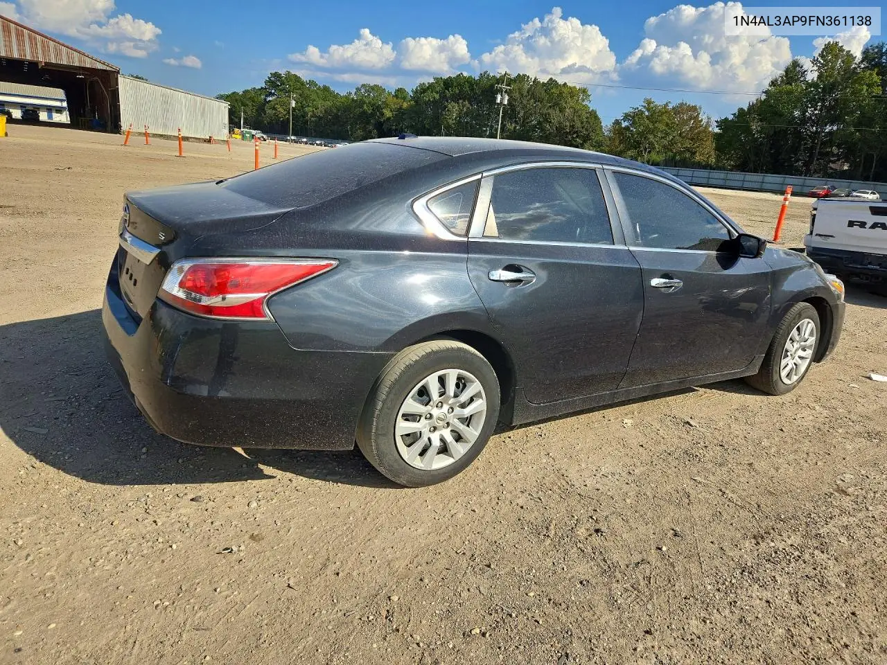 2015 NISSAN ALTIMA VIN 1N4AL3AP9FN361138 — фото 3