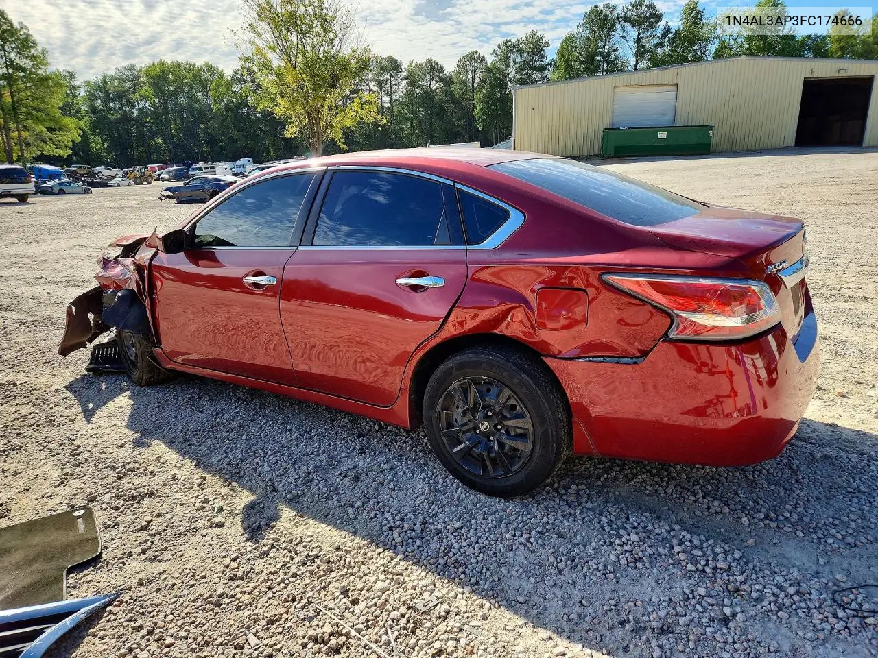 2015 NISSAN ALTIMA VIN 1N4AL3AP3FC174666 — фото 2