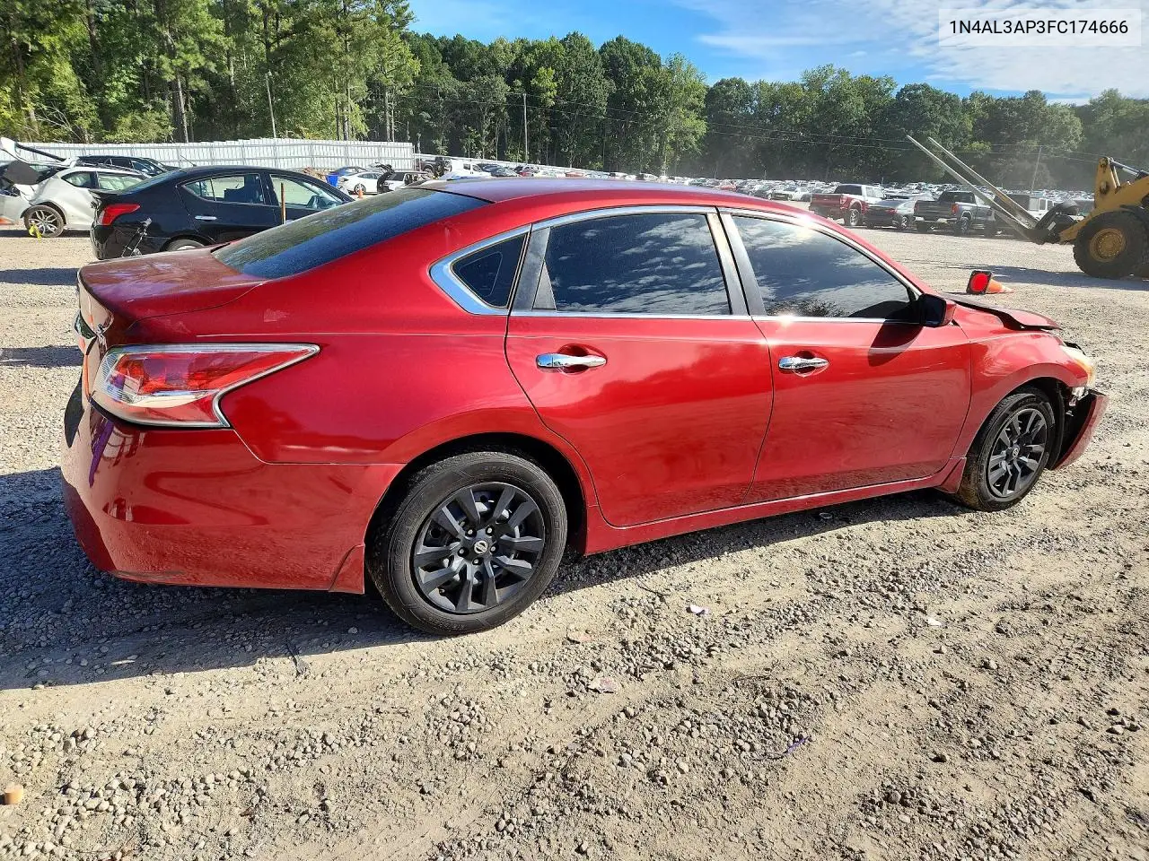 2015 NISSAN ALTIMA VIN 1N4AL3AP3FC174666 — фото 3