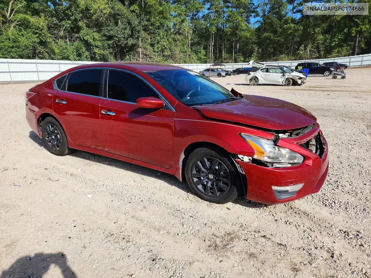 2015 NISSAN ALTIMA VIN 1N4AL3AP3FC174666 — фото 4
