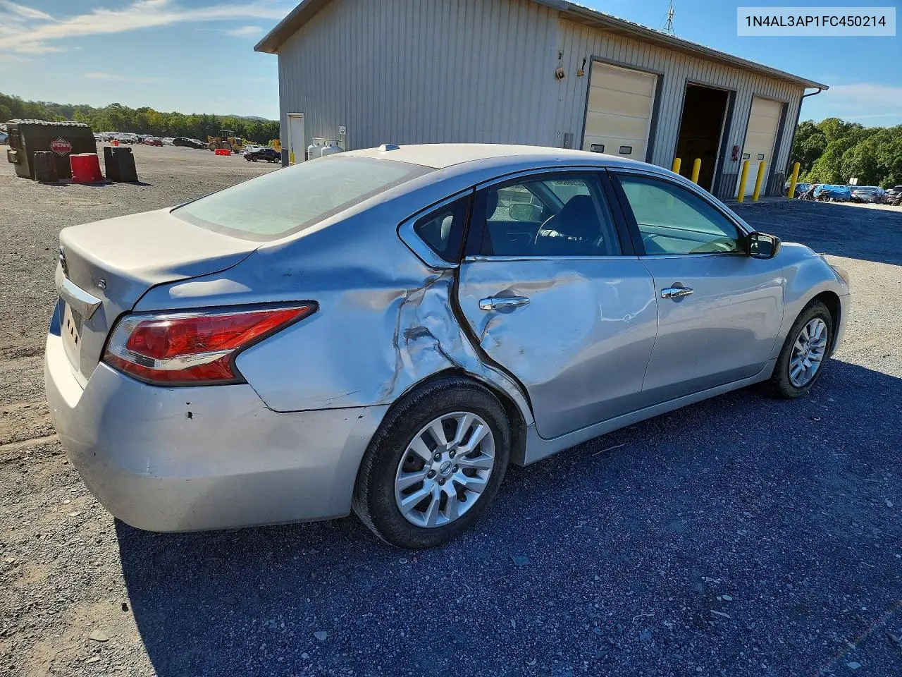 2015 NISSAN ALTIMA VIN 1N4AL3AP1FC450214 — фото 3