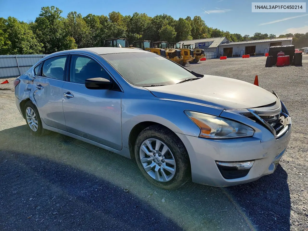 2015 NISSAN ALTIMA VIN 1N4AL3AP1FC450214 — фото 4