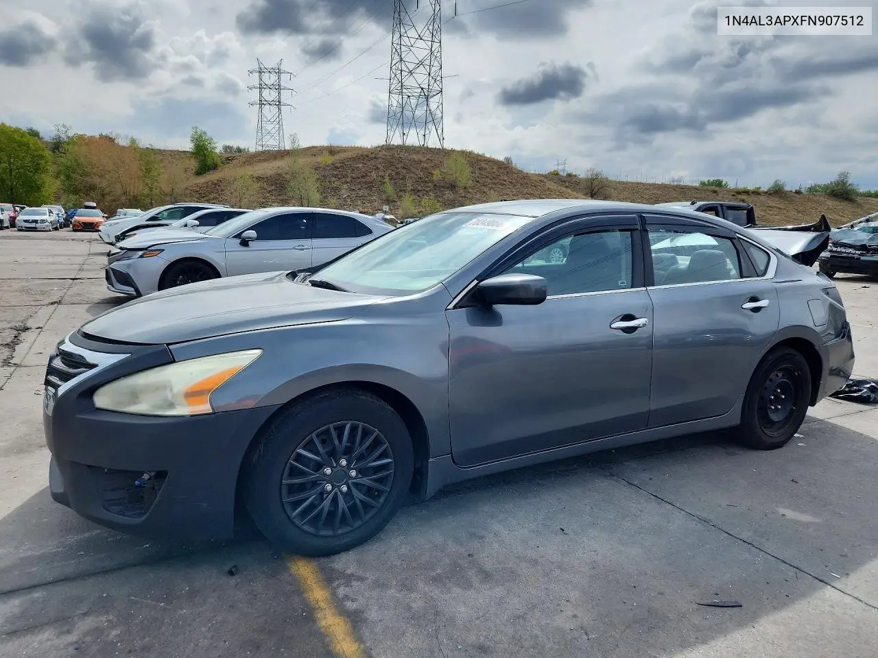 NISSAN ALTIMA 2015, VIN 1N4AL3APXFN907512