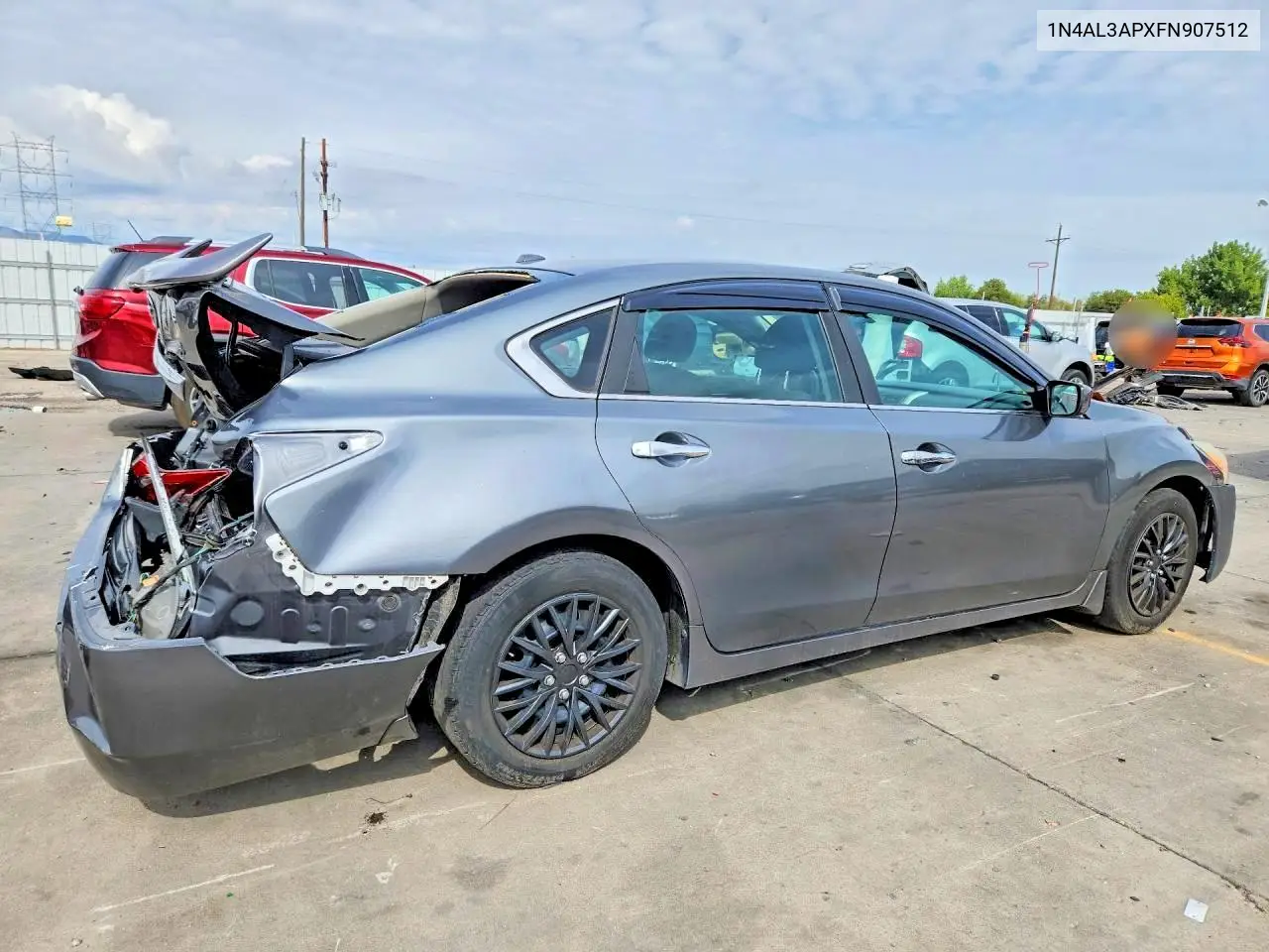 2015 NISSAN ALTIMA VIN 1N4AL3APXFN907512 — фото 3