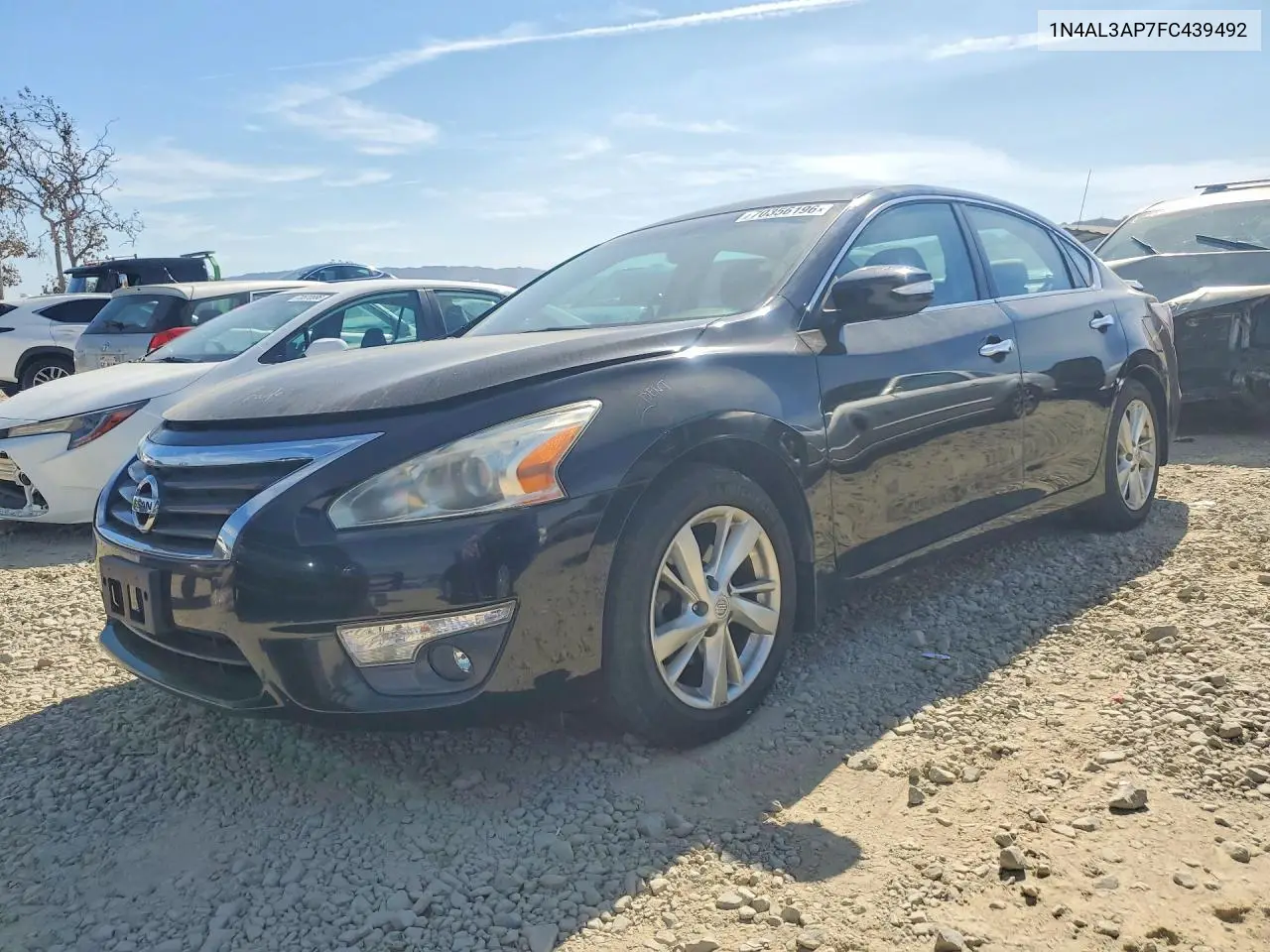NISSAN ALTIMA 2015, VIN 1N4AL3AP7FC439492