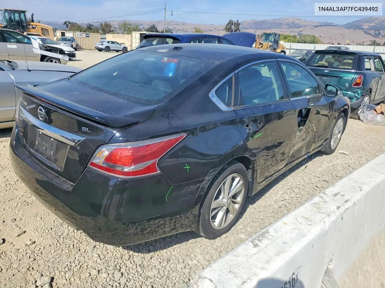 2015 NISSAN ALTIMA VIN 1N4AL3AP7FC439492 — фото 3
