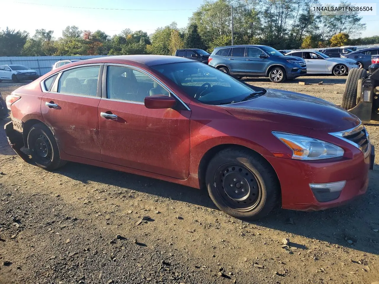 2015 NISSAN ALTIMA VIN 1N4AL3AP1FN386504 — фото 4
