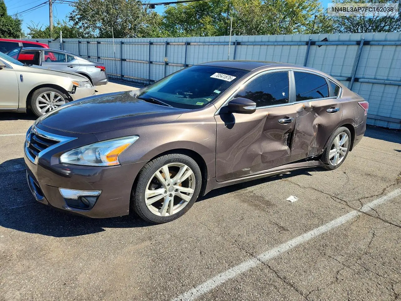 NISSAN ALTIMA 2015, VIN 1N4BL3AP7FC162038