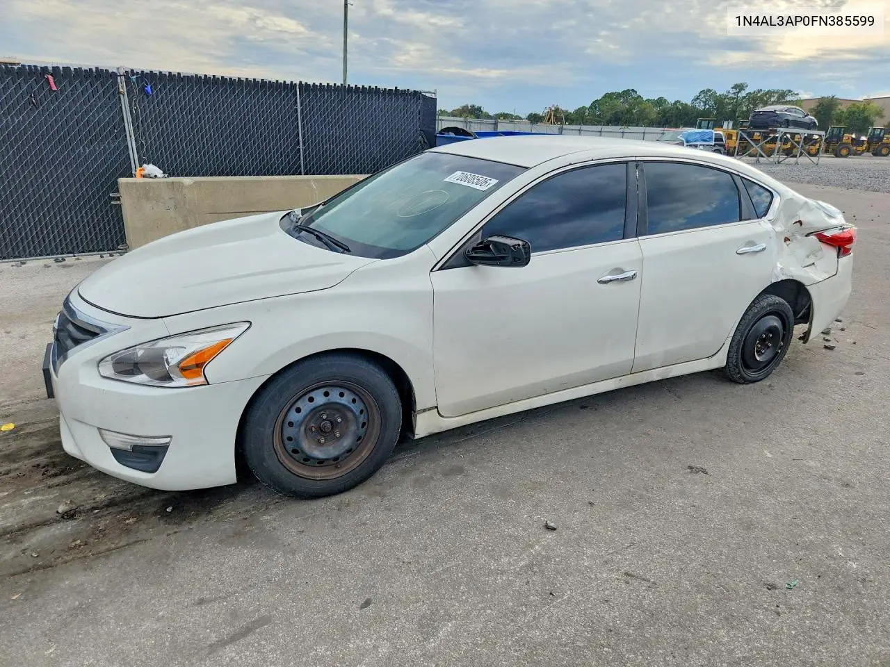 NISSAN ALTIMA 2015, VIN 1N4AL3AP0FN385599