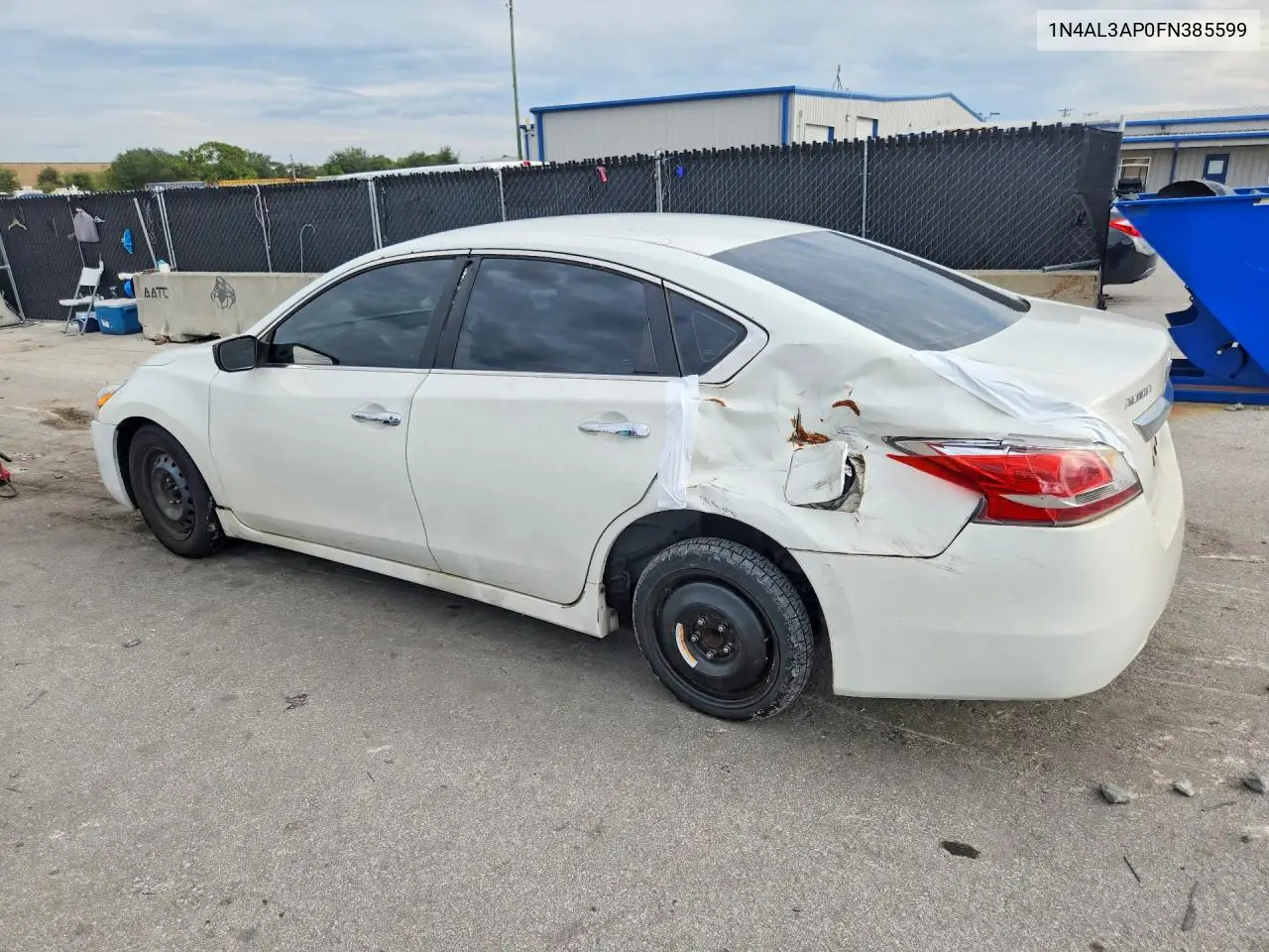 2015 NISSAN ALTIMA VIN 1N4AL3AP0FN385599 — фото 2