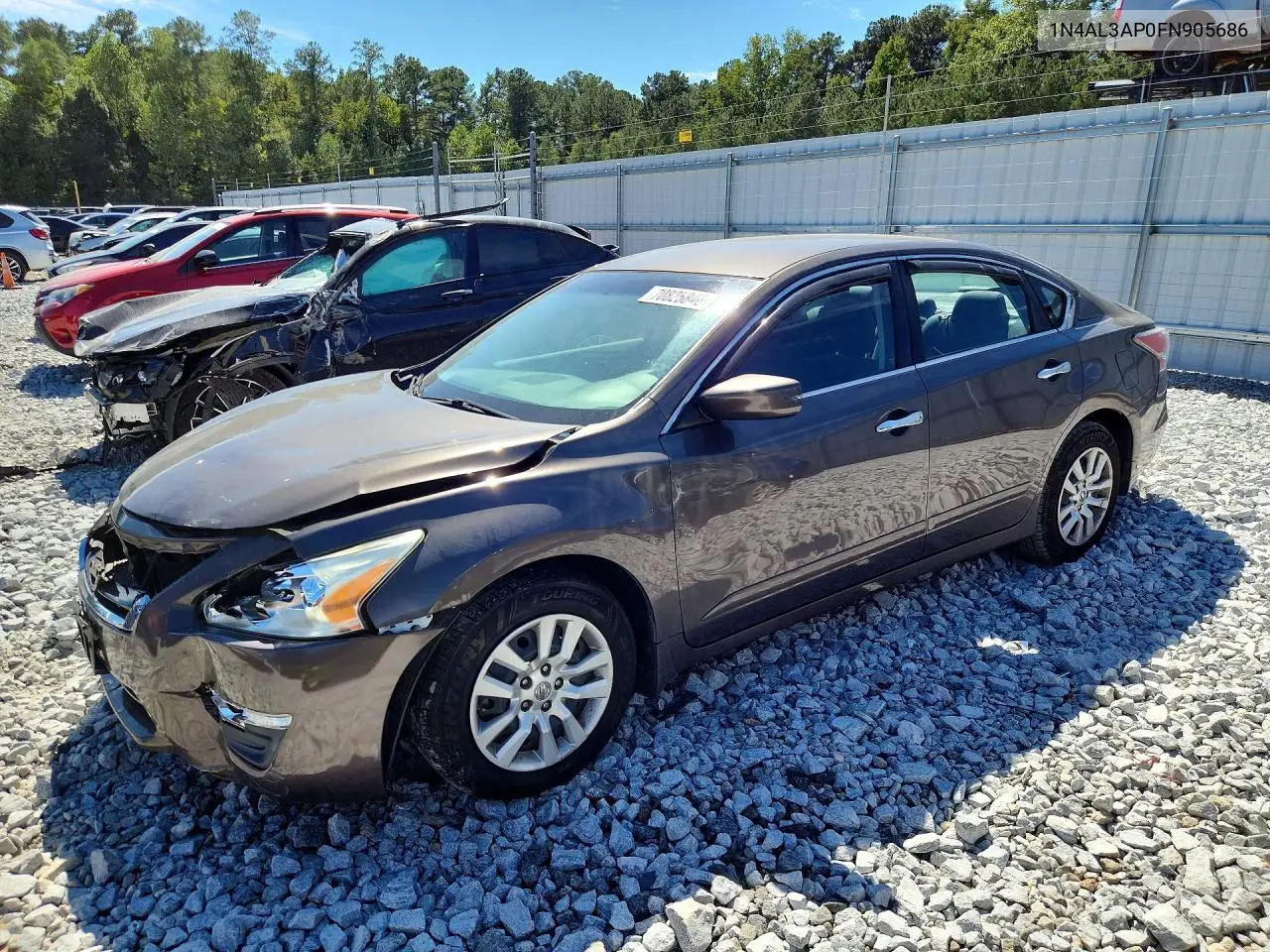 NISSAN ALTIMA 2015, VIN 1N4AL3AP0FN905686