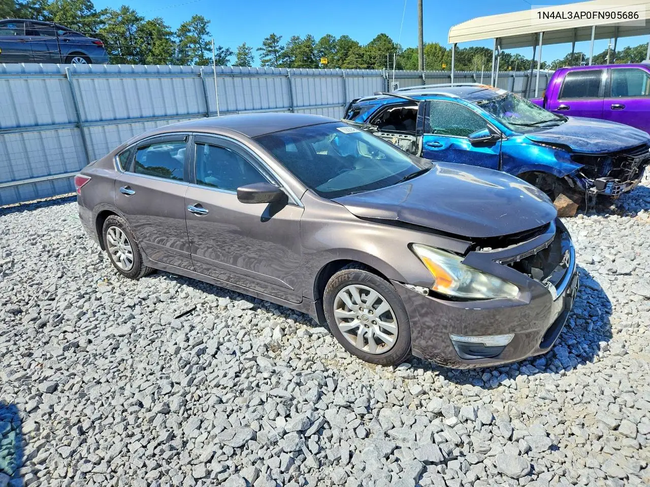 2015 NISSAN ALTIMA VIN 1N4AL3AP0FN905686 — фото 4