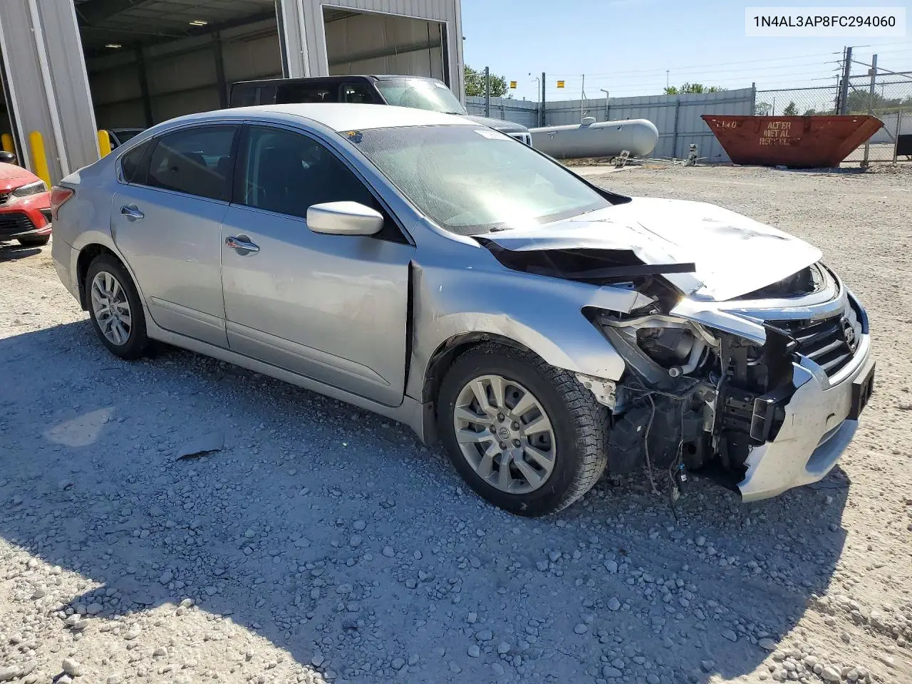2015 NISSAN ALTIMA VIN 1N4AL3AP8FC294060 — фото 4