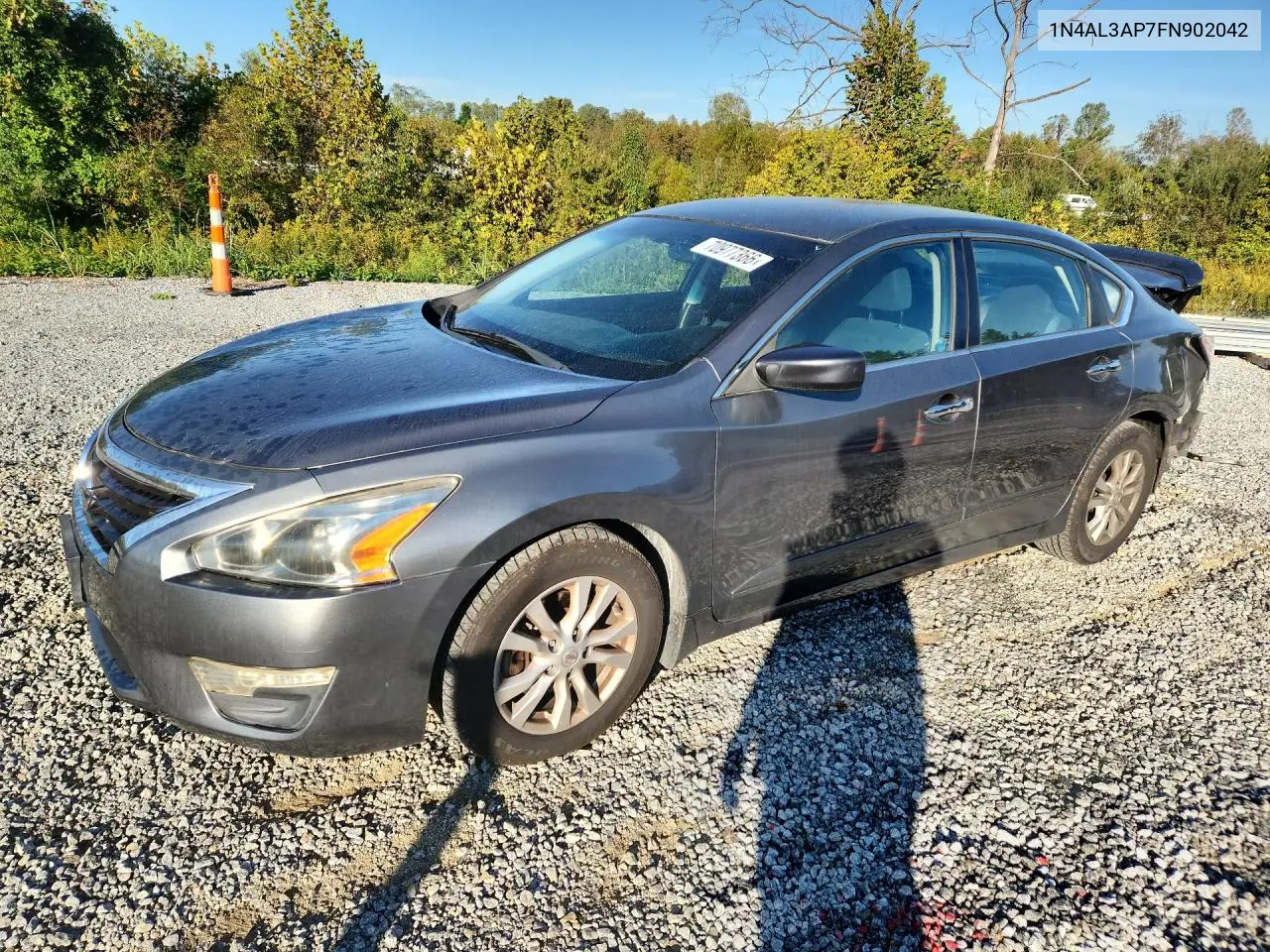 NISSAN ALTIMA 2015, VIN 1N4AL3AP7FN902042