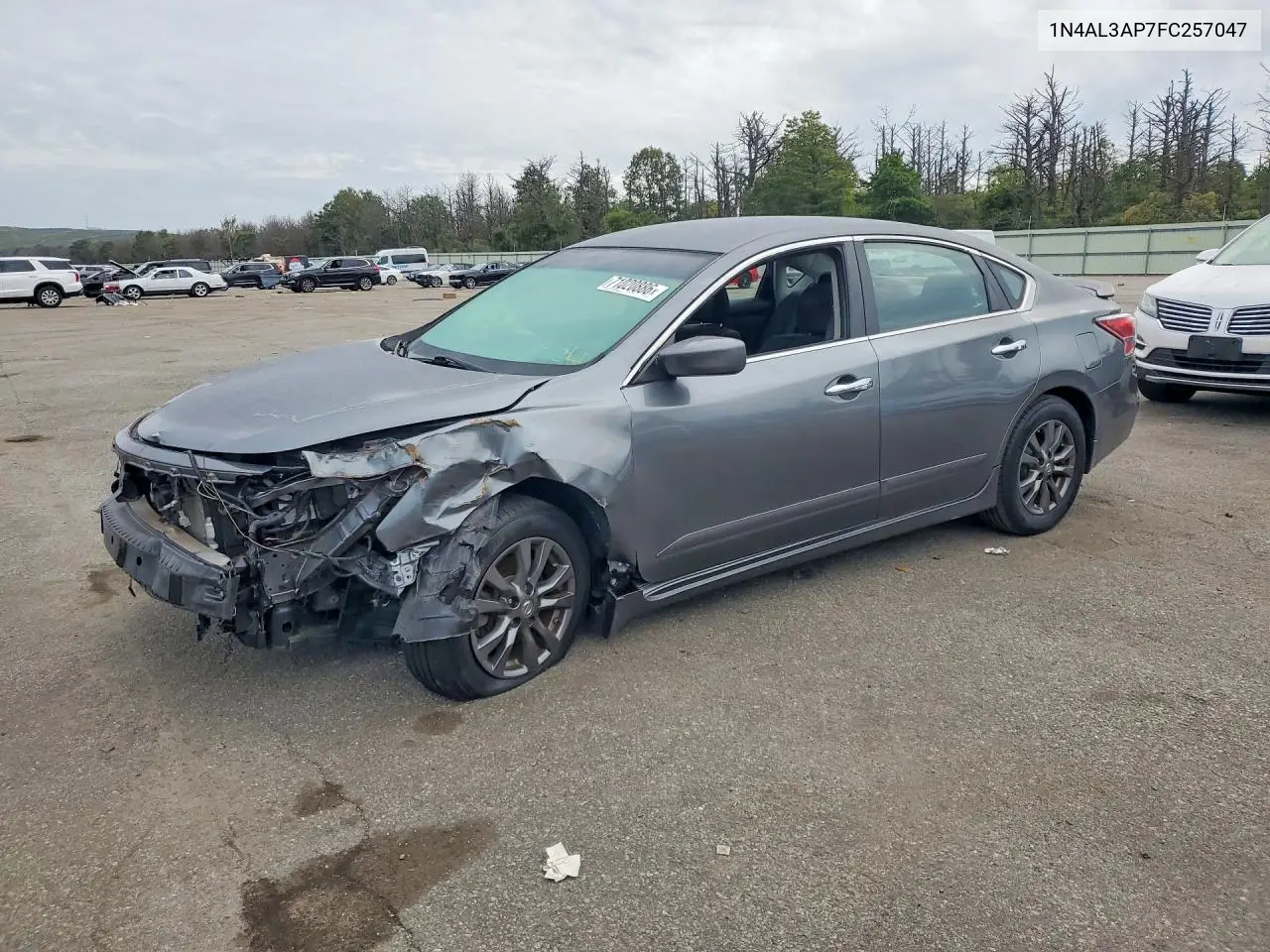 NISSAN ALTIMA 2015, VIN 1N4AL3AP7FC257047