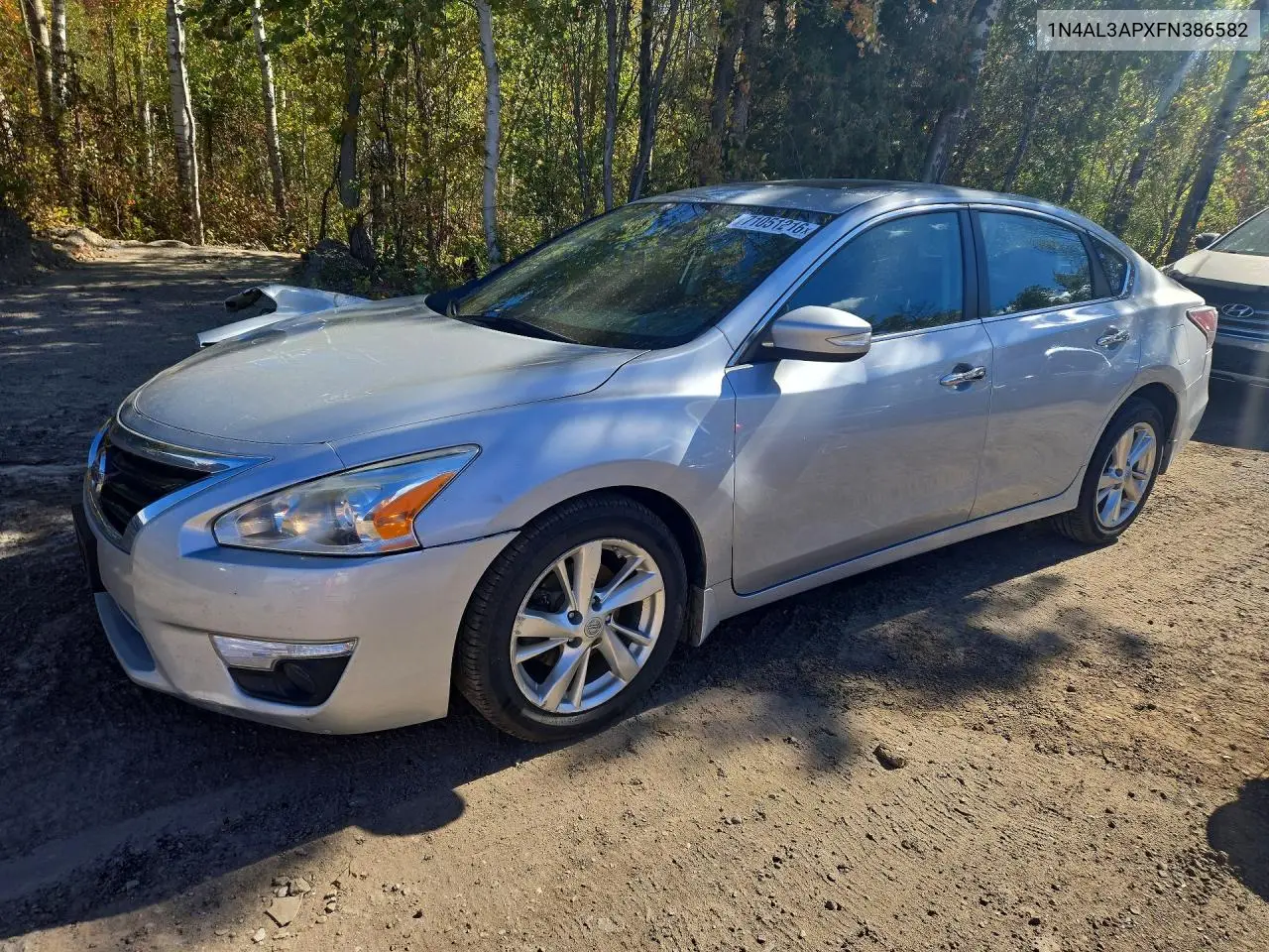 NISSAN ALTIMA 2015, VIN 1N4AL3APXFN386582