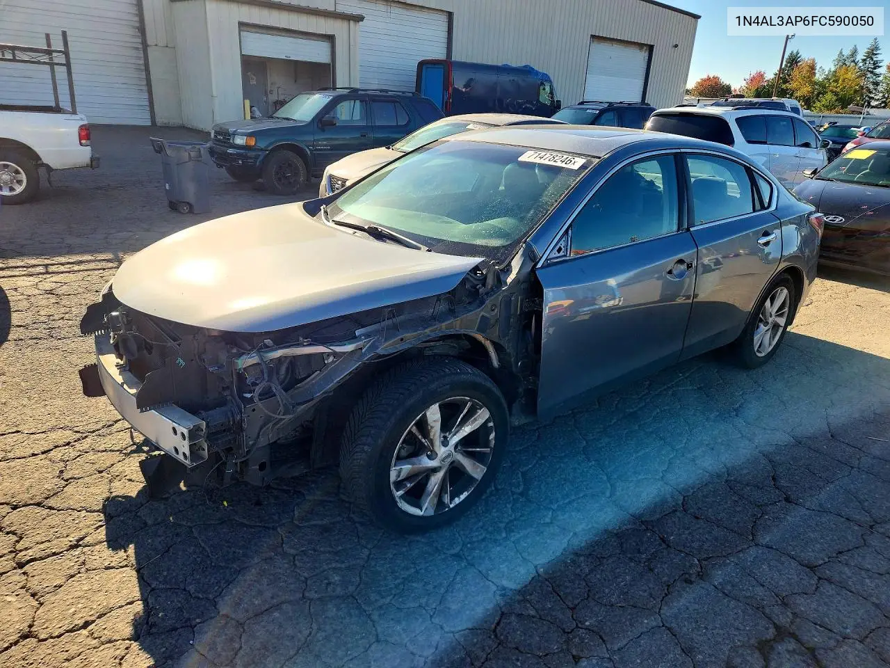 NISSAN ALTIMA 2015, VIN 1N4AL3AP6FC590050