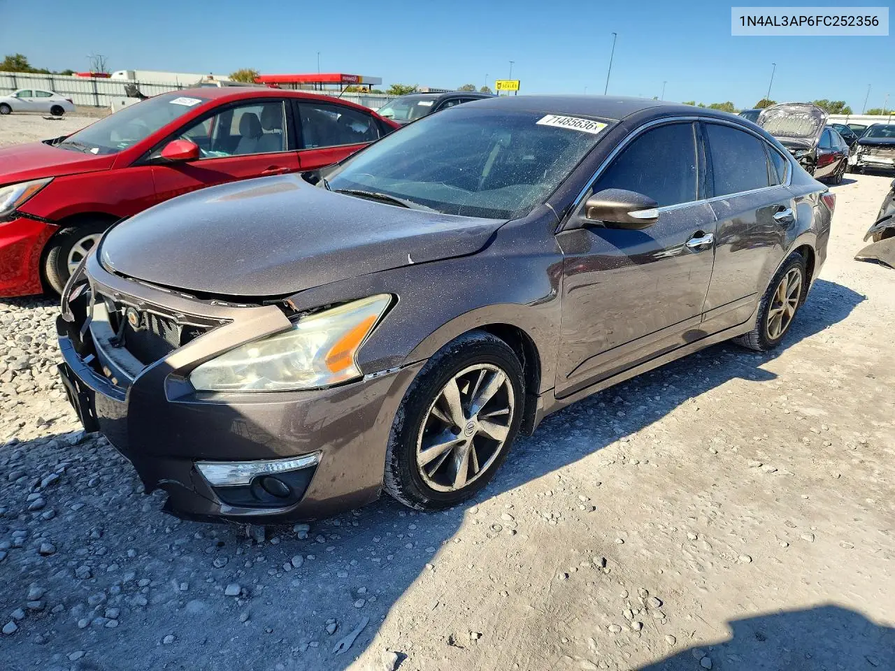 NISSAN ALTIMA 2015, VIN 1N4AL3AP6FC252356