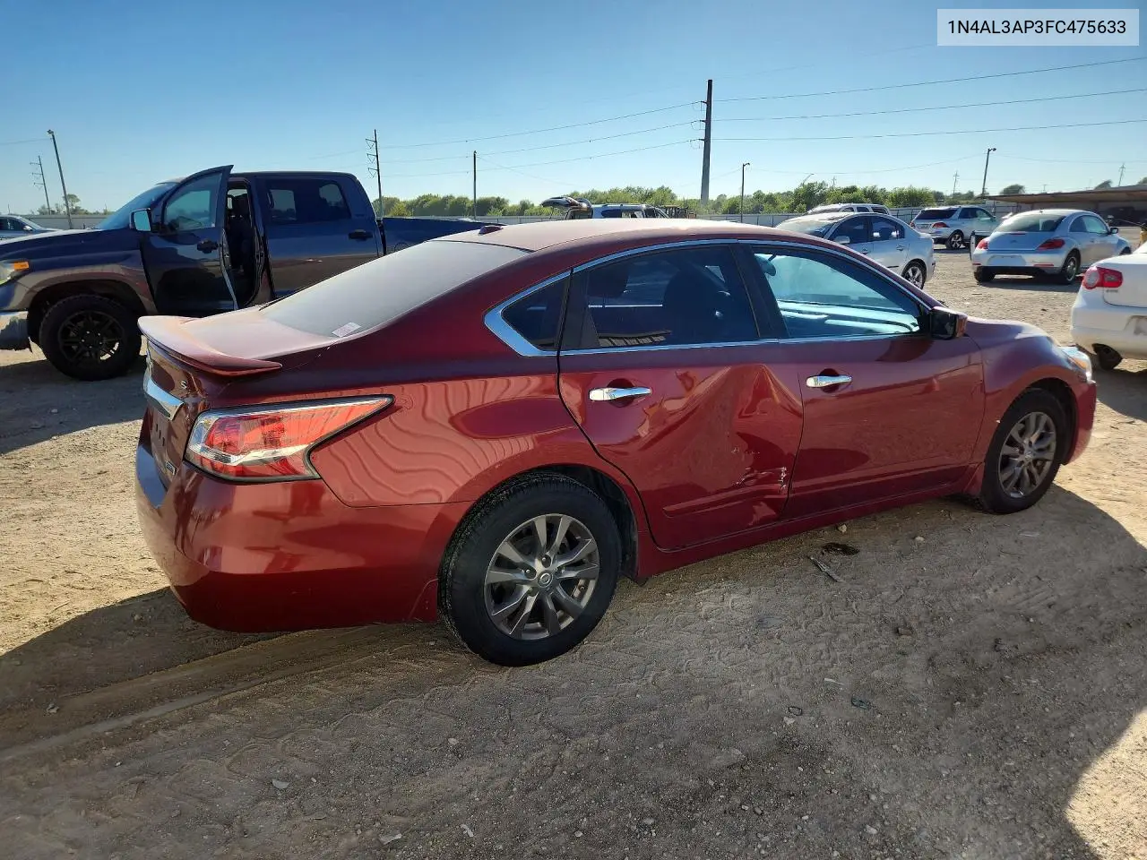 2015 NISSAN ALTIMA VIN 1N4AL3AP3FC475633 — фото 3