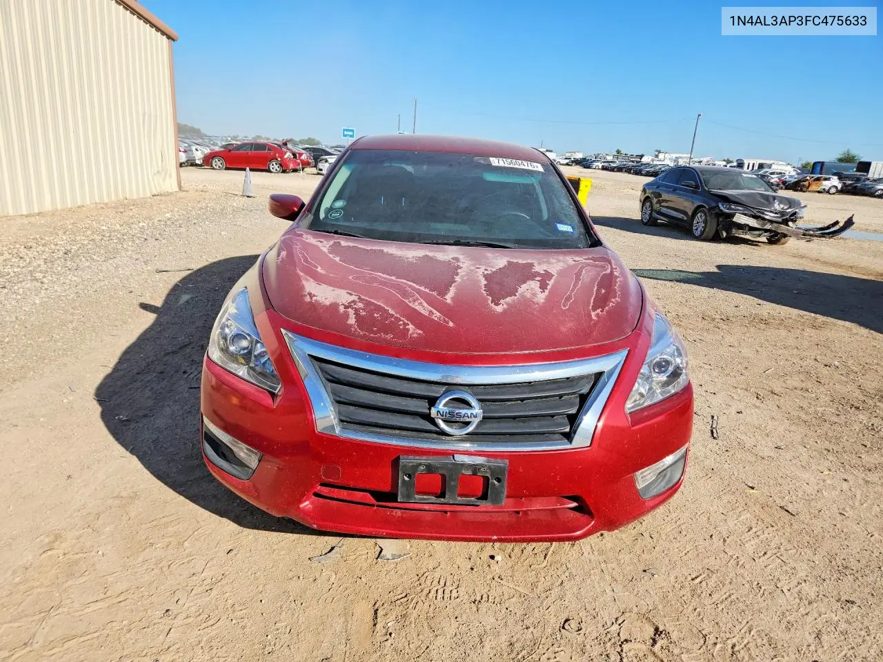 2015 NISSAN ALTIMA VIN 1N4AL3AP3FC475633 — фото 5