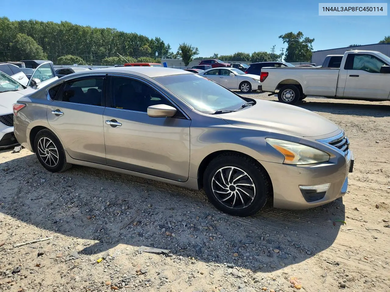 2015 NISSAN ALTIMA VIN 1N4AL3AP8FC450114 — фото 4